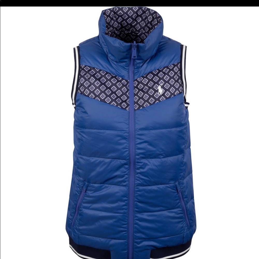 Polo Golf Ralph Lauren Reversible Vest Royal Navy
